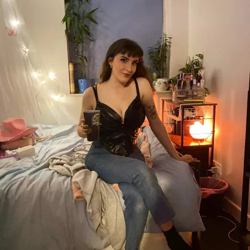 waiting for you on the bed