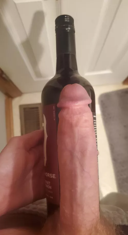 Want some wine with this cock?
