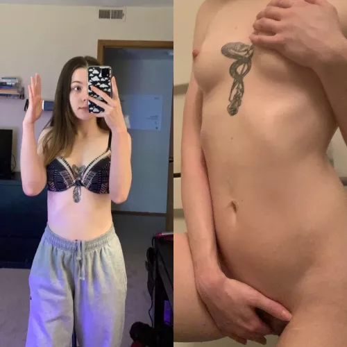 what i send my bf VS what i show you guys (: