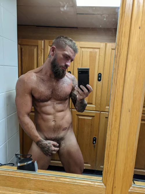 Workout done... I'm ready for my full body [m]assage