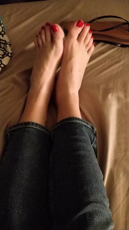 would you mind rubbing my calves a little?