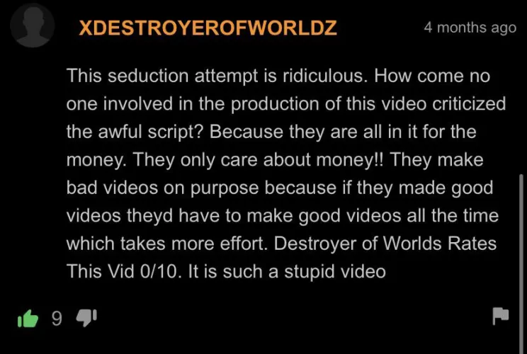 0/10 such a stupid video