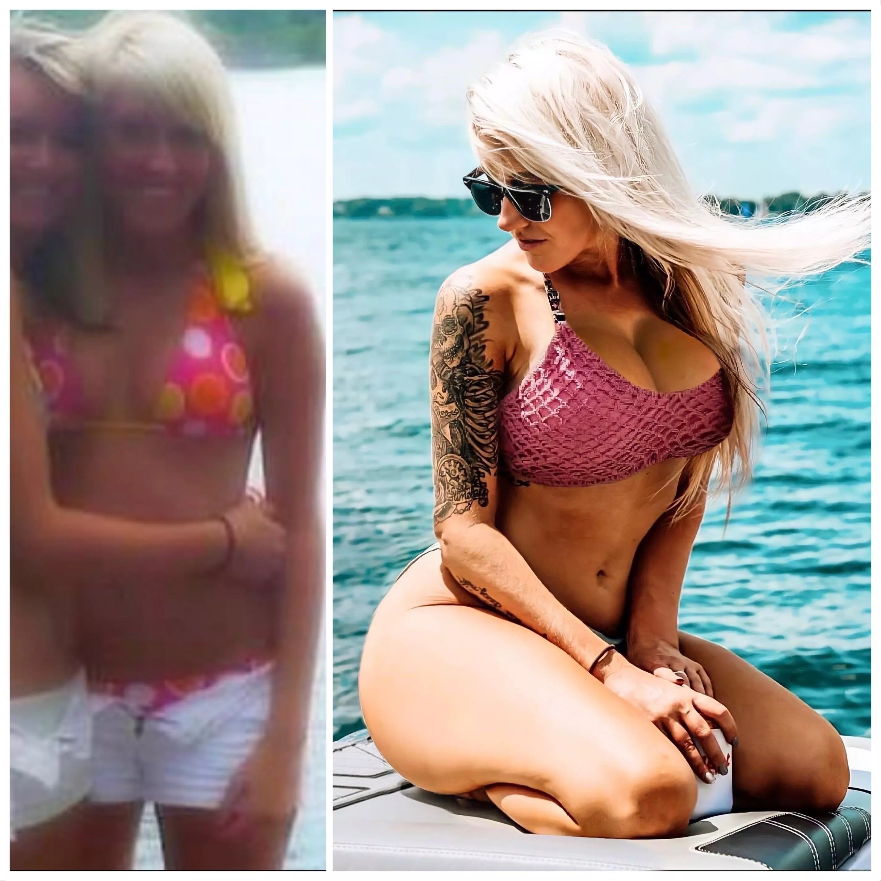 2010 vs 2022 🍑😘 more fillers soon & maybe new implants. Should I go bigger than 650cc this time? 😈 [f30]