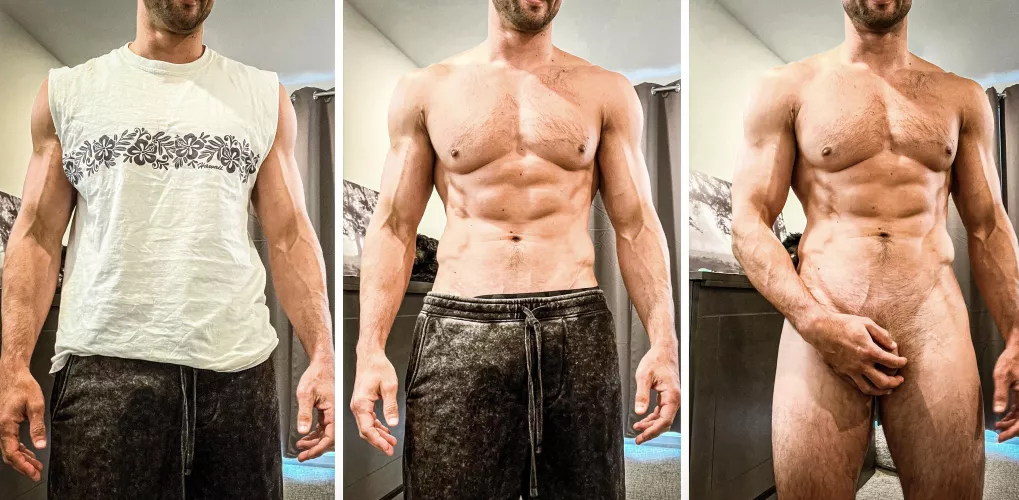 [40] The various stages of undressing…