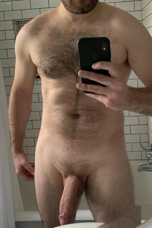 A little hot & sweaty after working out… [36]