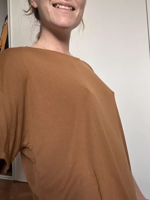 Another one of my braless dress and pokies