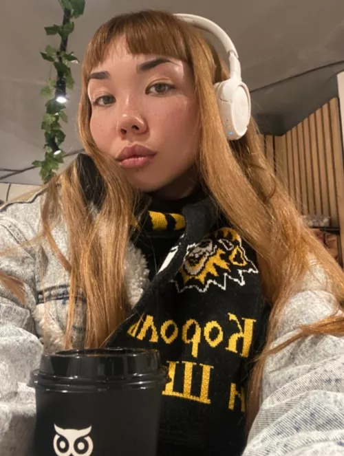 asian girl with blue eyes, mix with russia