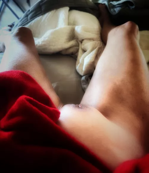 At times she glistens …