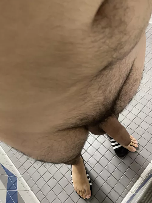 communal showers at the gym, would you?