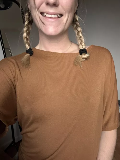 Cute in pigtails today