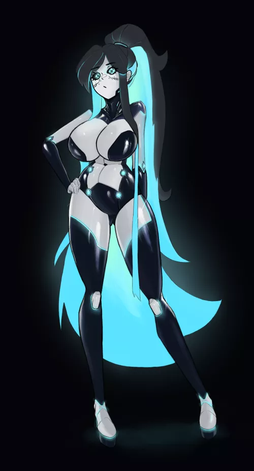 cyborg girl by me :)