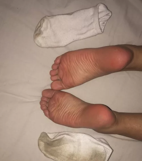 Extra wrinkles for inside my dirty socks