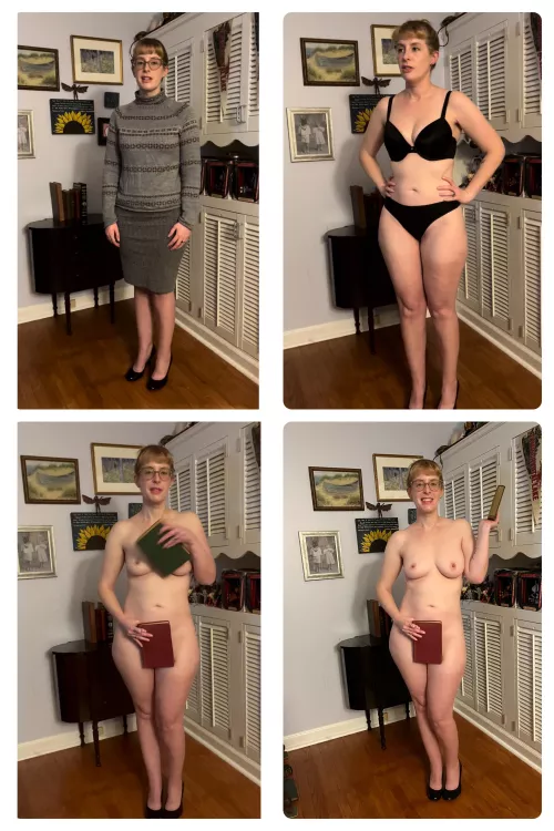 Going for the sexy librarian look