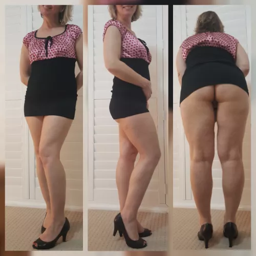 Had a very important meeting today with the hierarchy from the medical establishment and needed to put them on the back foot straight away. This slutty but cute little thing worked perfectly.😉