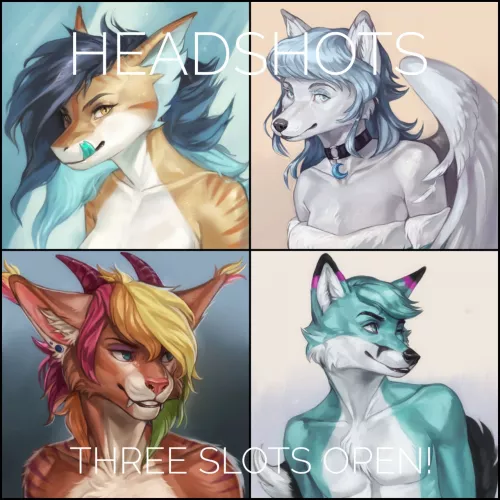 Heya! I'm open for headshot commissions. Please read the prices and rules in comments!