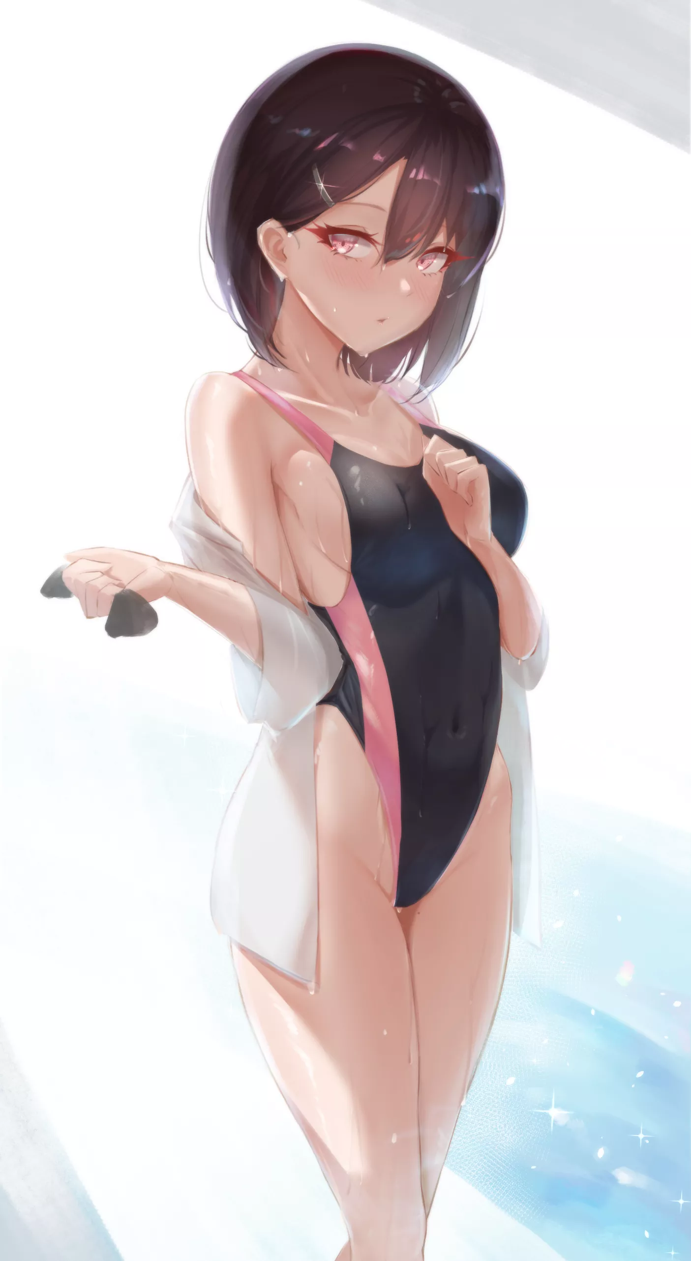 Highleg Swimsuit Beauty (Can Zhu ) [Original]