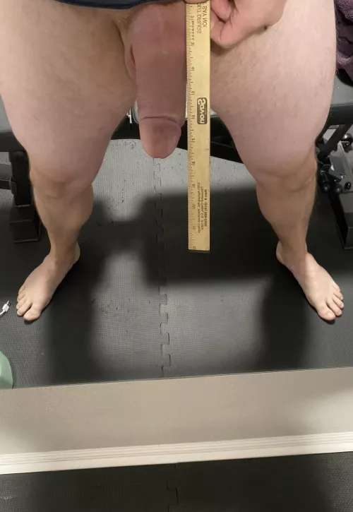 Horny after my workout. Post workout semi measured