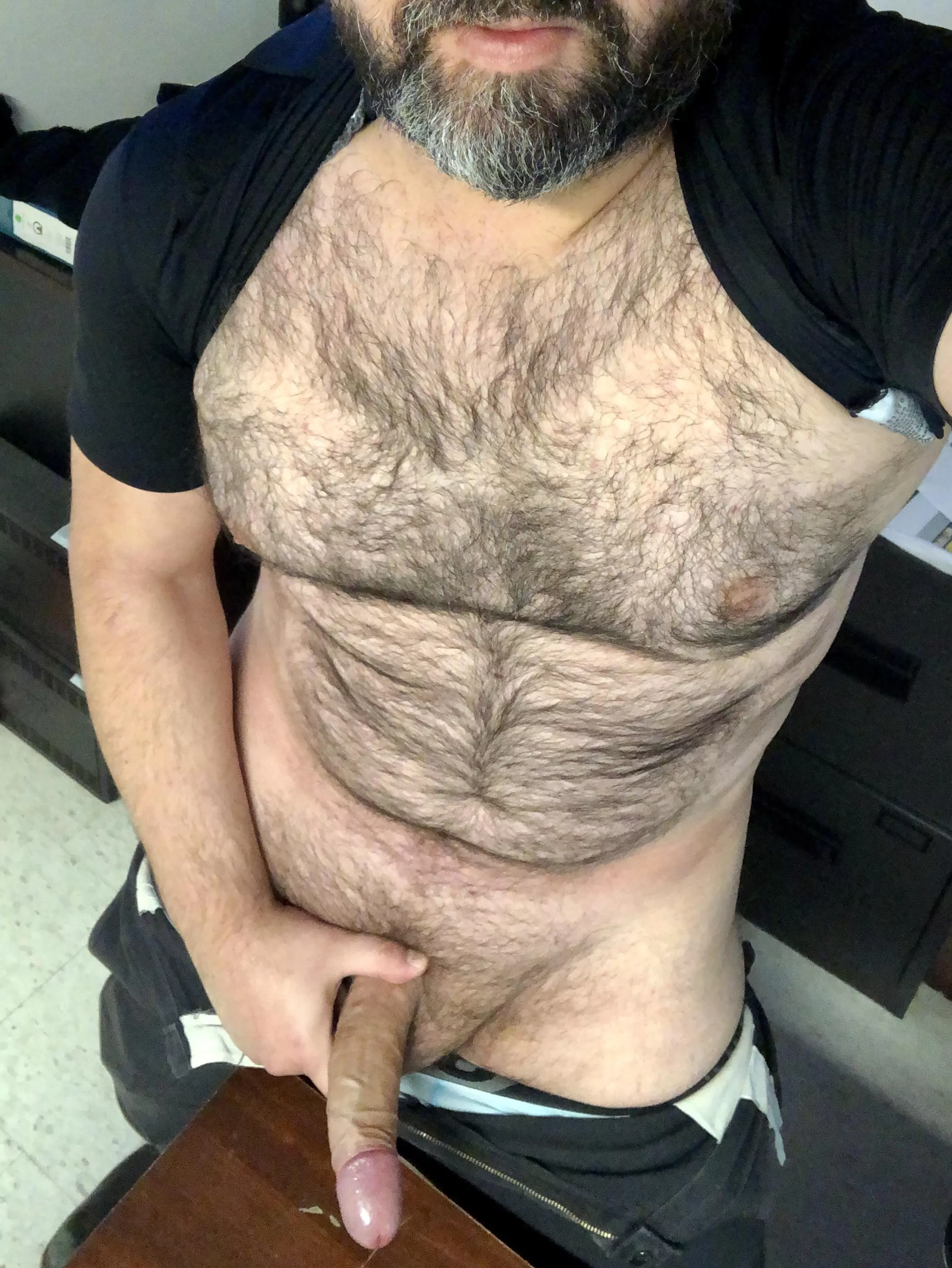 If you like salt and pepper, come over and have a taste, but be prepared for something big, when I bend you over at the waist.