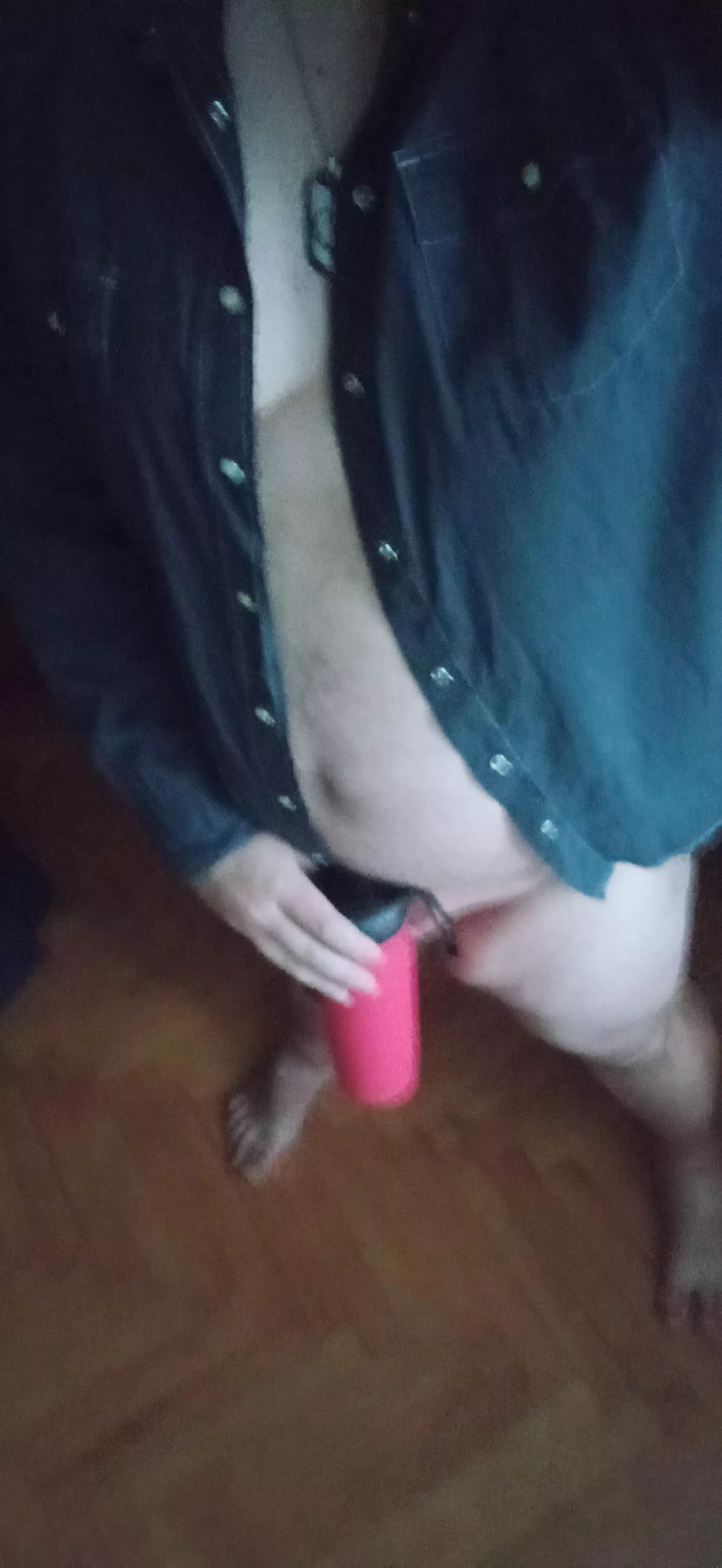 I'm ready for work. I have coffee and a shirt. But the feeling that I forgot something... What is it?)