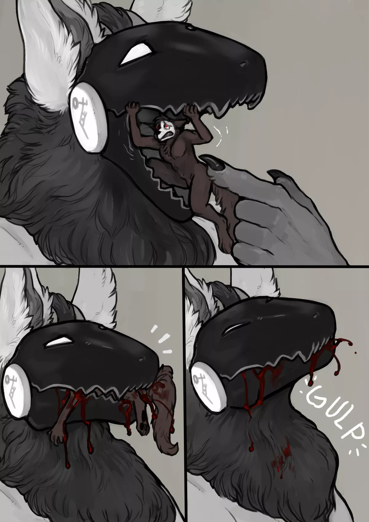 {Image} Anyone else love hard vore featuring robots? I can't get enough (Torakuta) [Hard Vore] [Gore] [Blood] [Furry]