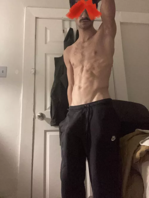 Just a guy wearing sweatpants