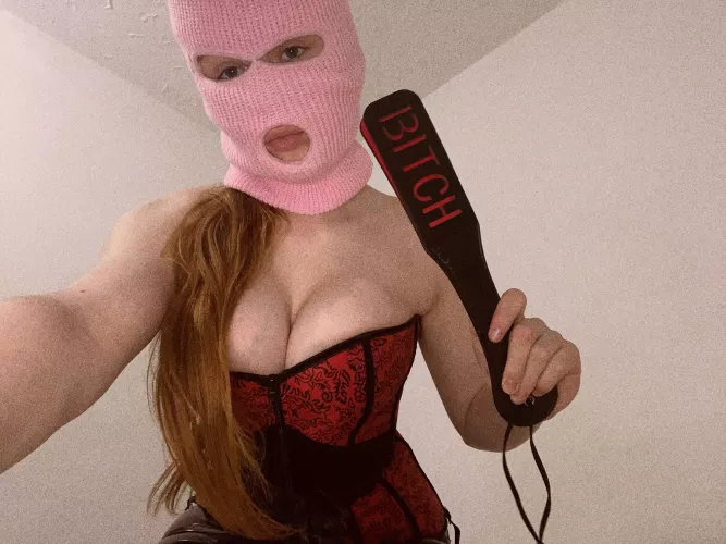 Let’s see if you’re still a bad boy when I’m done with you