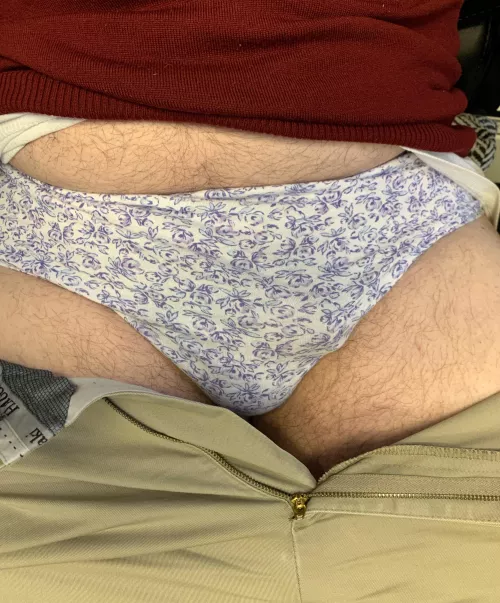 Love that clients don’t know what I’m wearing