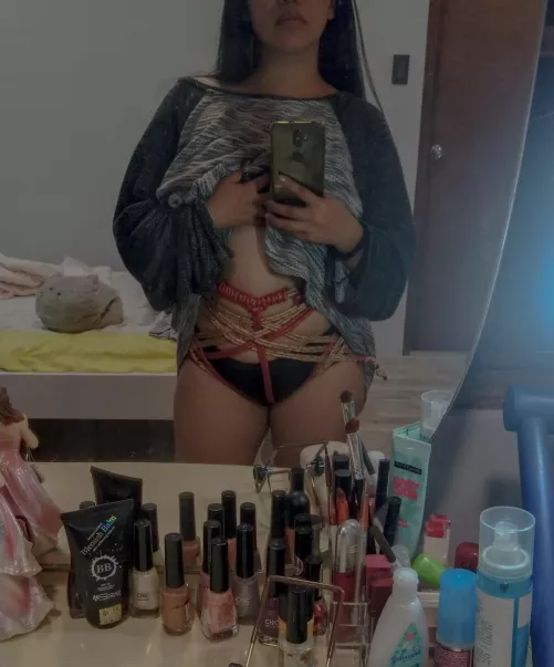 me: I only like wearing comfy clothing in bed. also me under my comfy clothing: