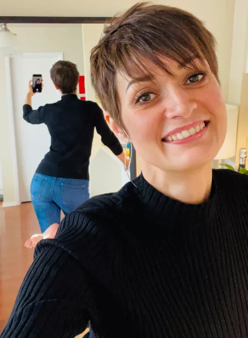 My butt is finally home from work