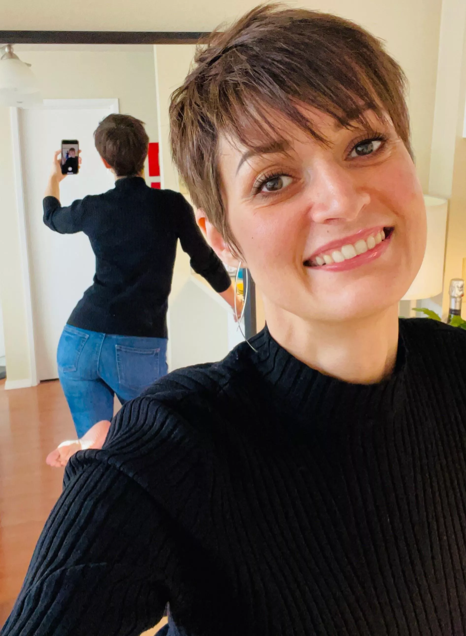 My butt is finally home from work