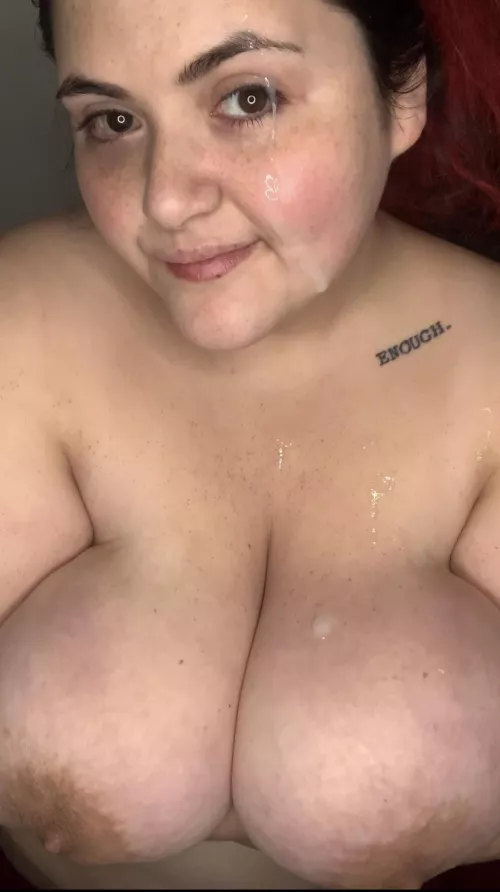 Nearly took my eye out with that load!