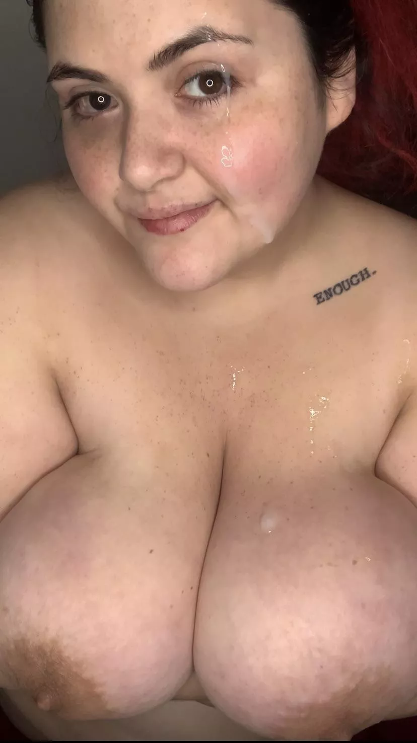 Nearly took my eye out with that load!