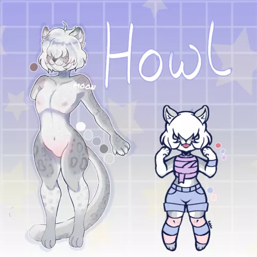 [OC] Howl ref sheet, I love how his design turned out!