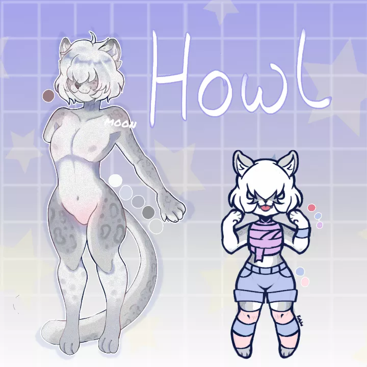 [OC] Howl ref sheet, I love how his design turned out!