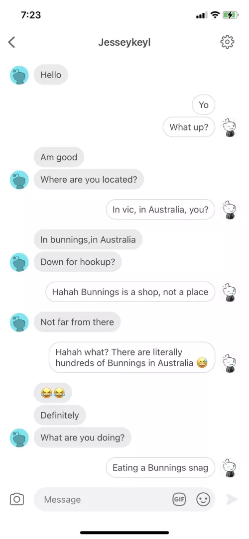 Remember gents, if it’s too good to be true, chances are it probably isn’t 😅 but it is a bit fun to have some fun with the bots sometimes anyway