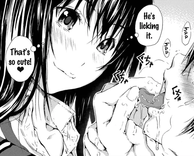 Stick your tongue out and mommy will put it to good use