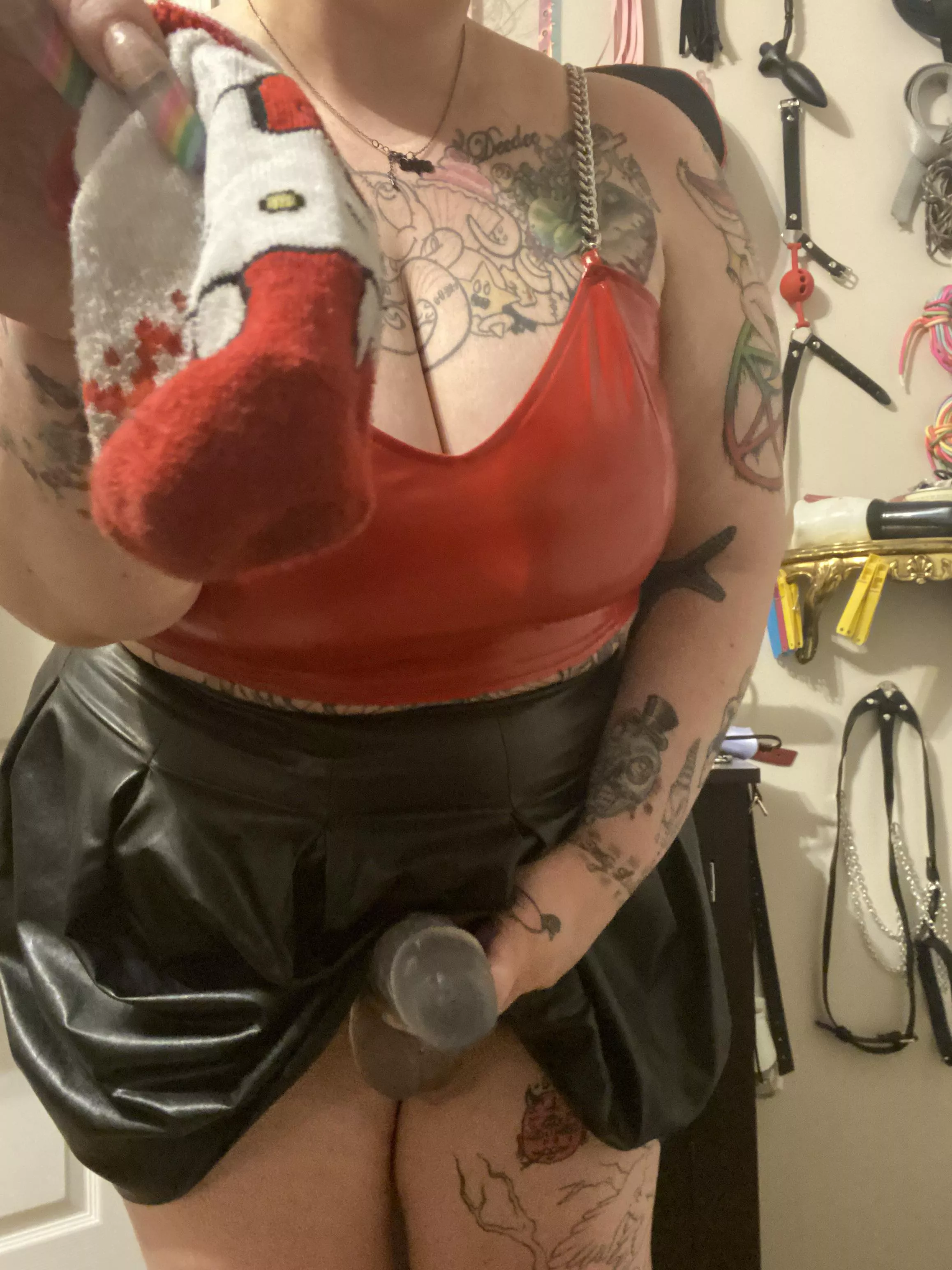 Stuff this in your mouth so I don’t have to hear you scream😈