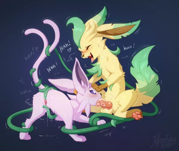 Sylveon & Leafeon (Hioshiru) [MF]