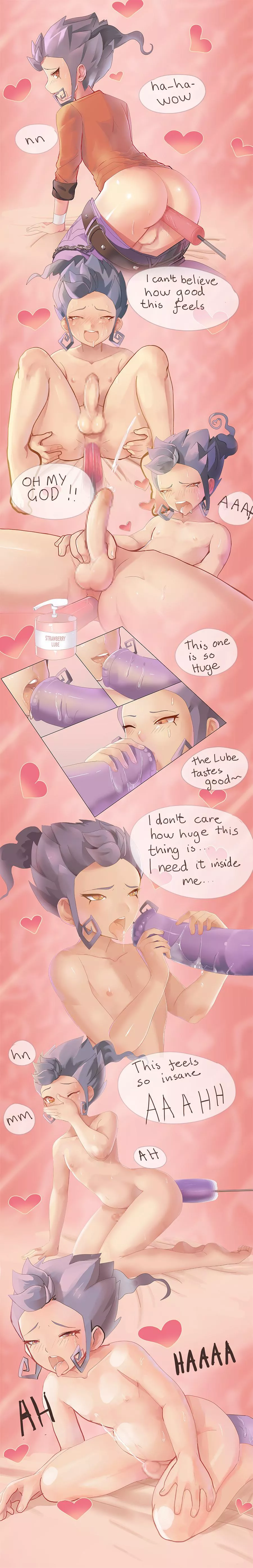 The fuck-machine (mini-comic strip | click to enlarge)