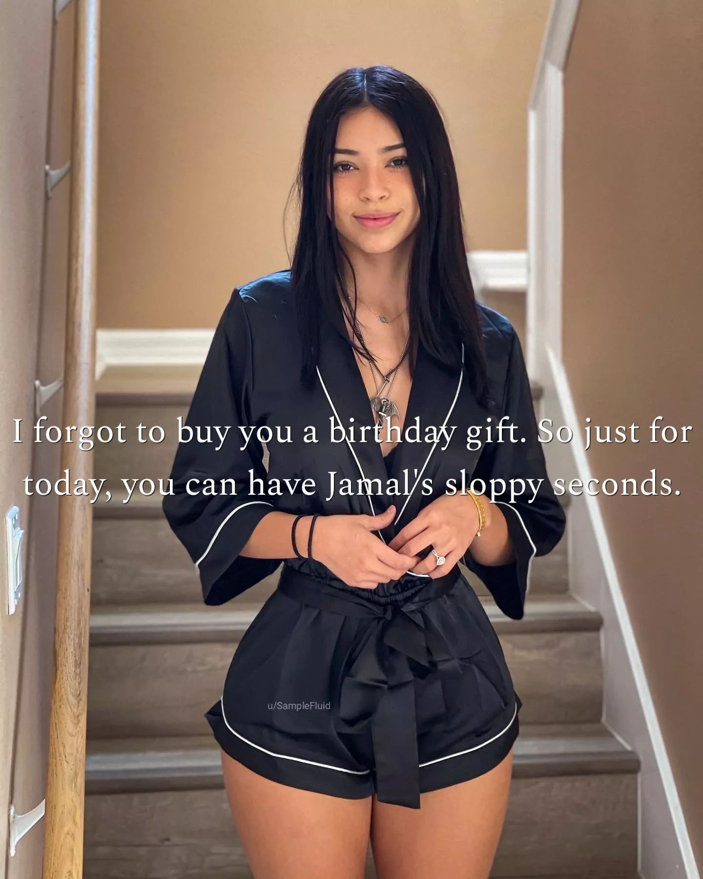 The only time she fucks you anymore.