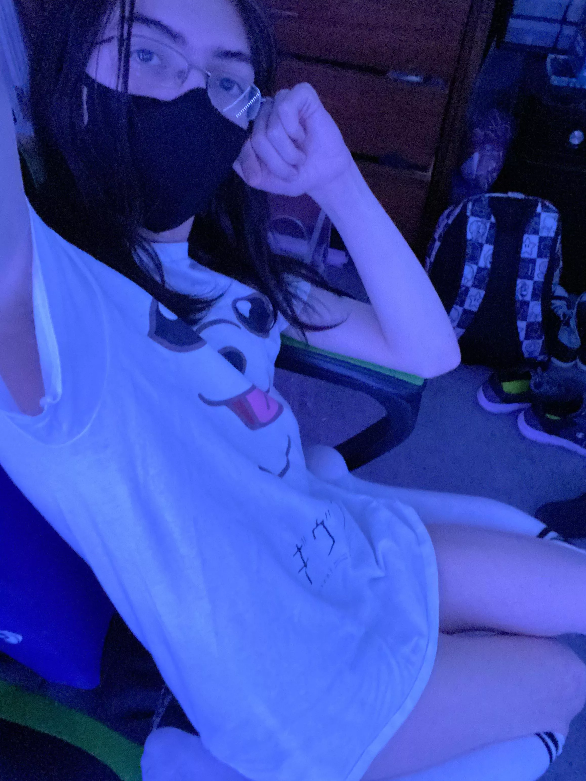 chaotic photo but I looked cute 😊