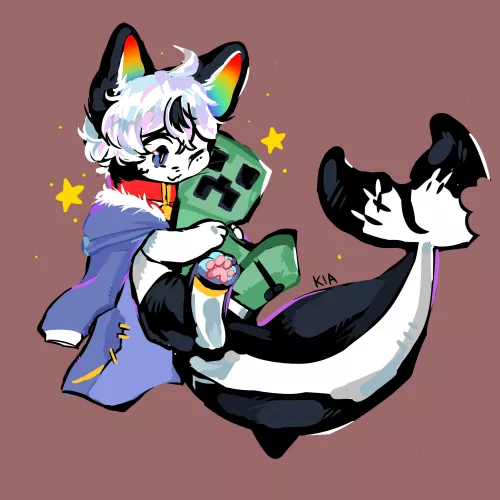 Creeper Plushie! :3 [art by me]