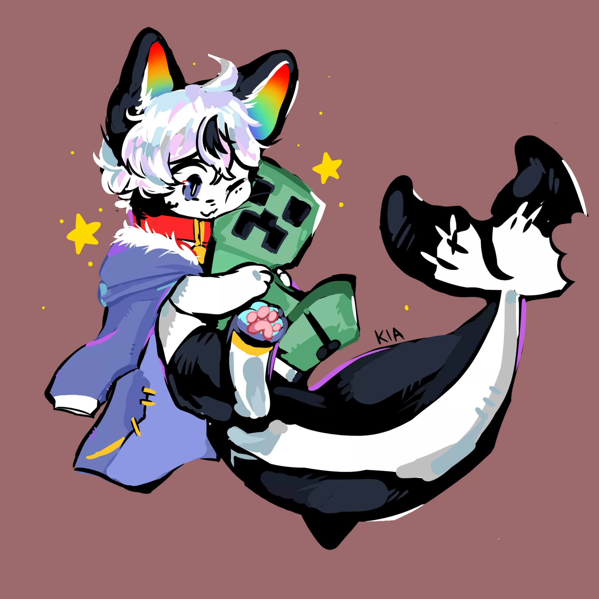 Creeper Plushie! :3 [art by me]