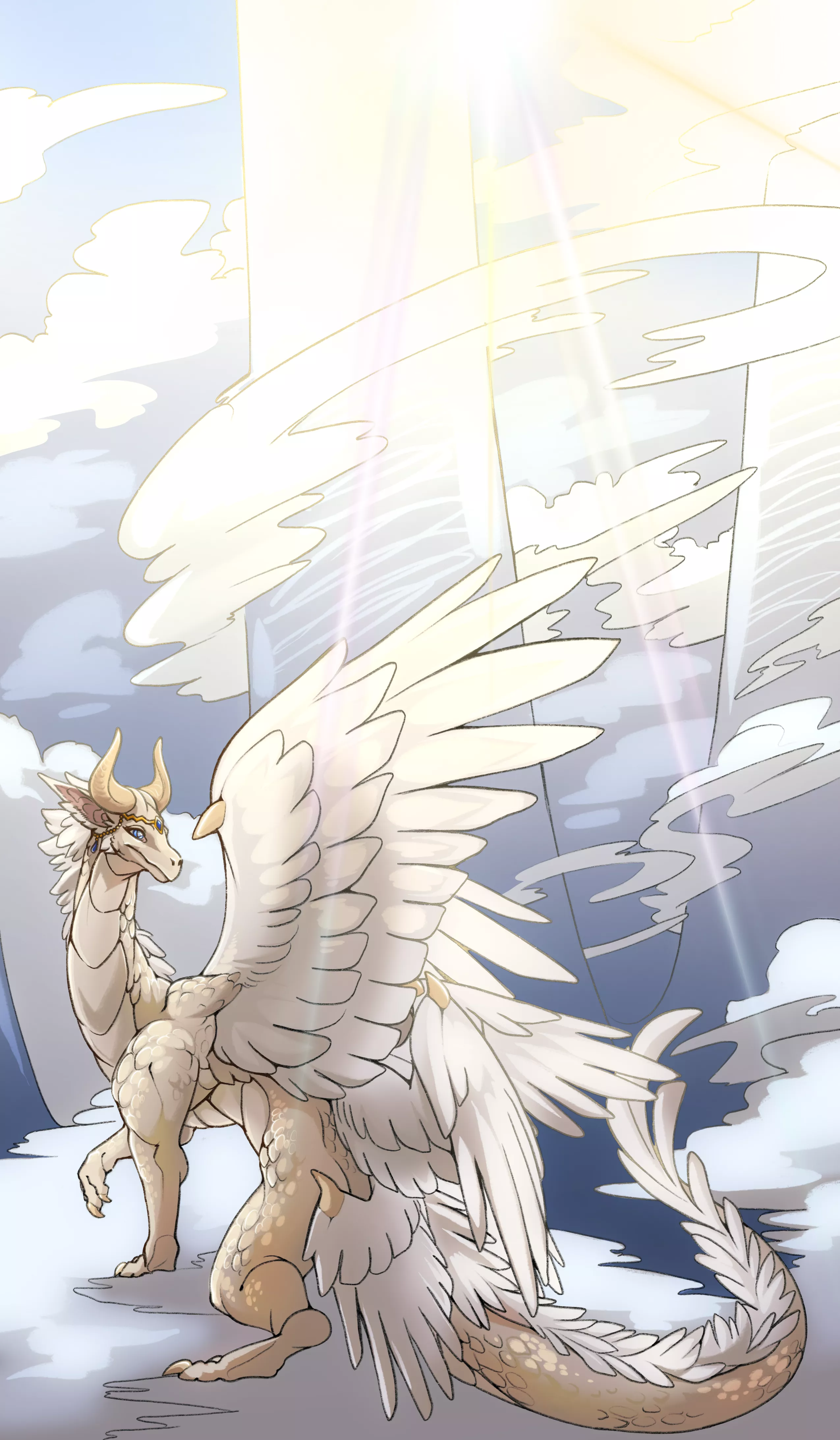 Divine (my art) (commission for TheOnlyRen on twitter) (commissions are open!)