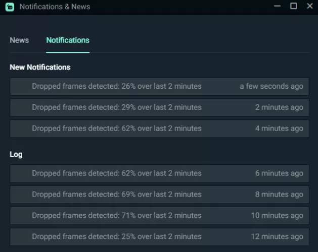 Frequent dropped frames? (I have a really good PC, but I keep getting this error even when using recomended settings)