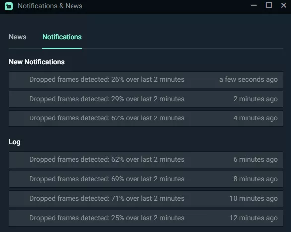 Frequent dropped frames? (I have a really good PC, but I keep getting this error even when using recomended settings)