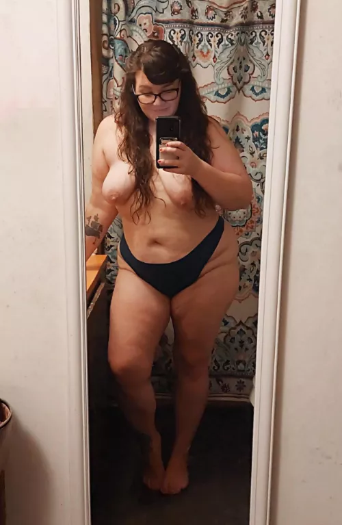 fresh out of the shower