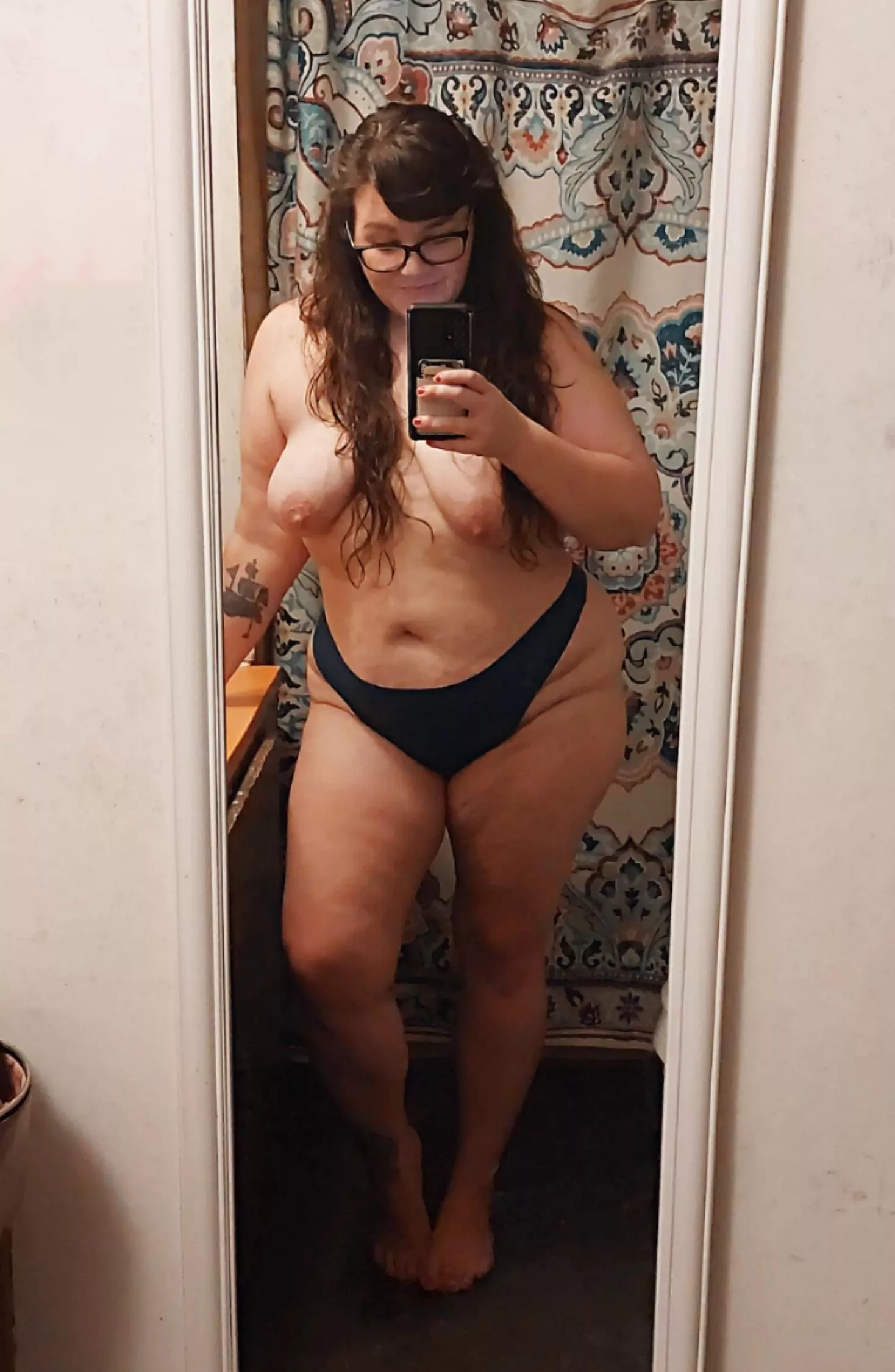 fresh out of the shower