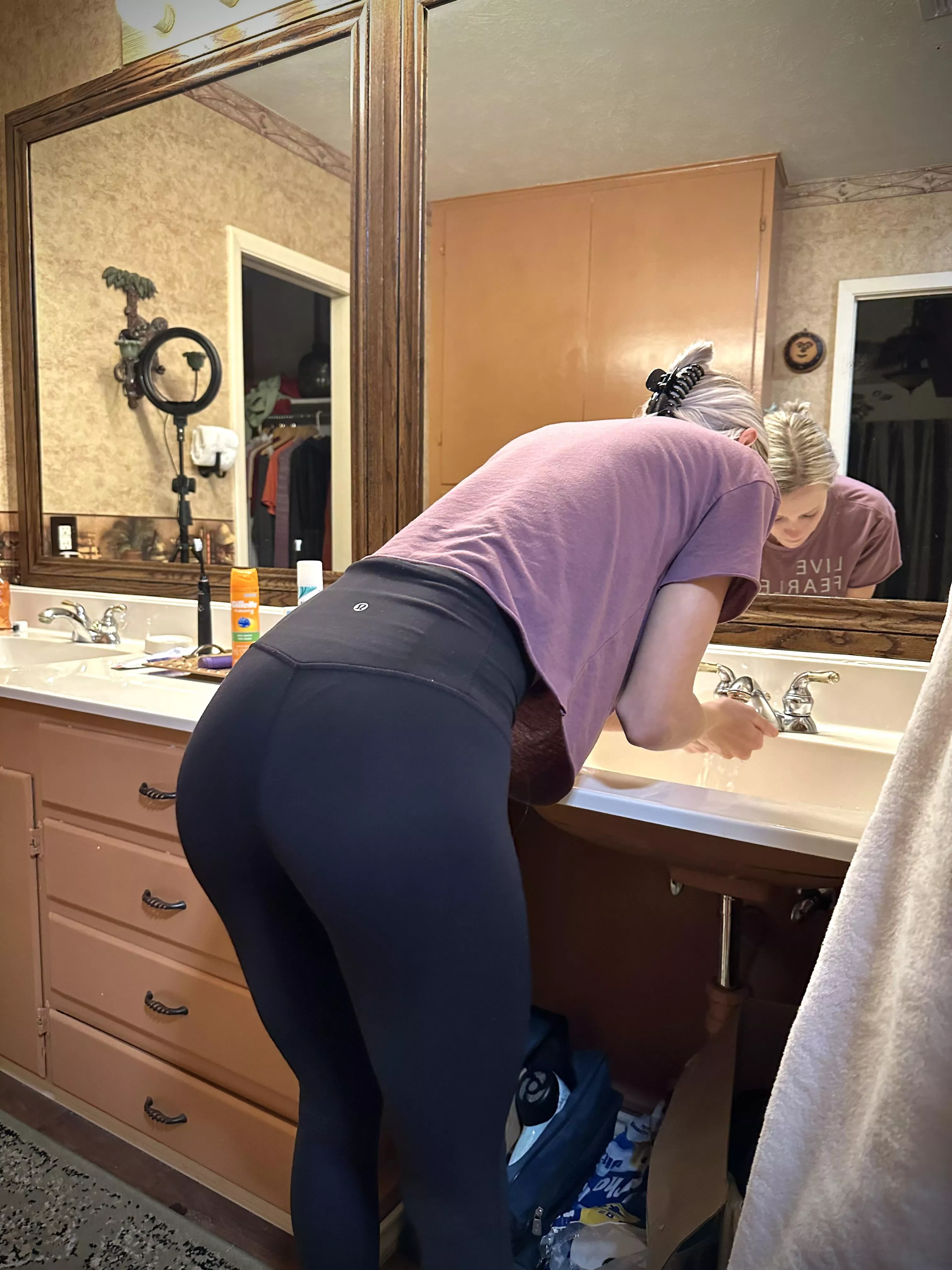 Getting ready for bed. Hope you’re waiting for me