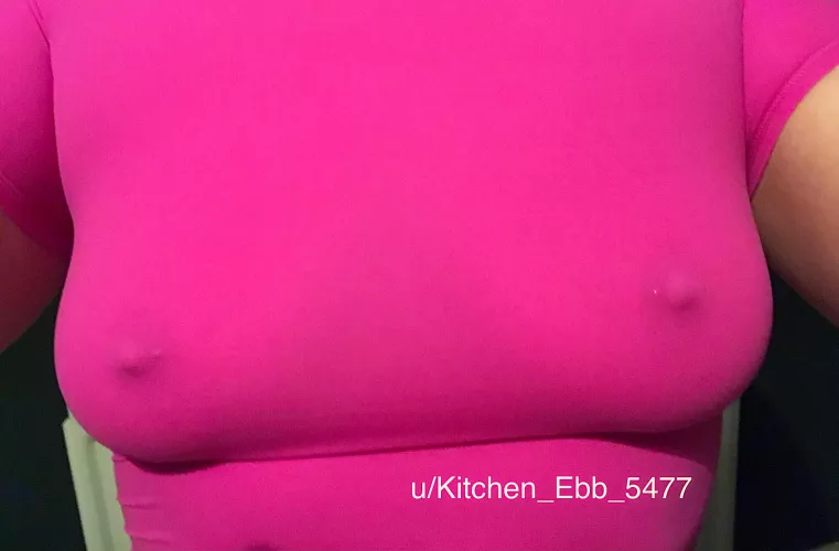 Happy Friday- might wear this for a braless walk later.